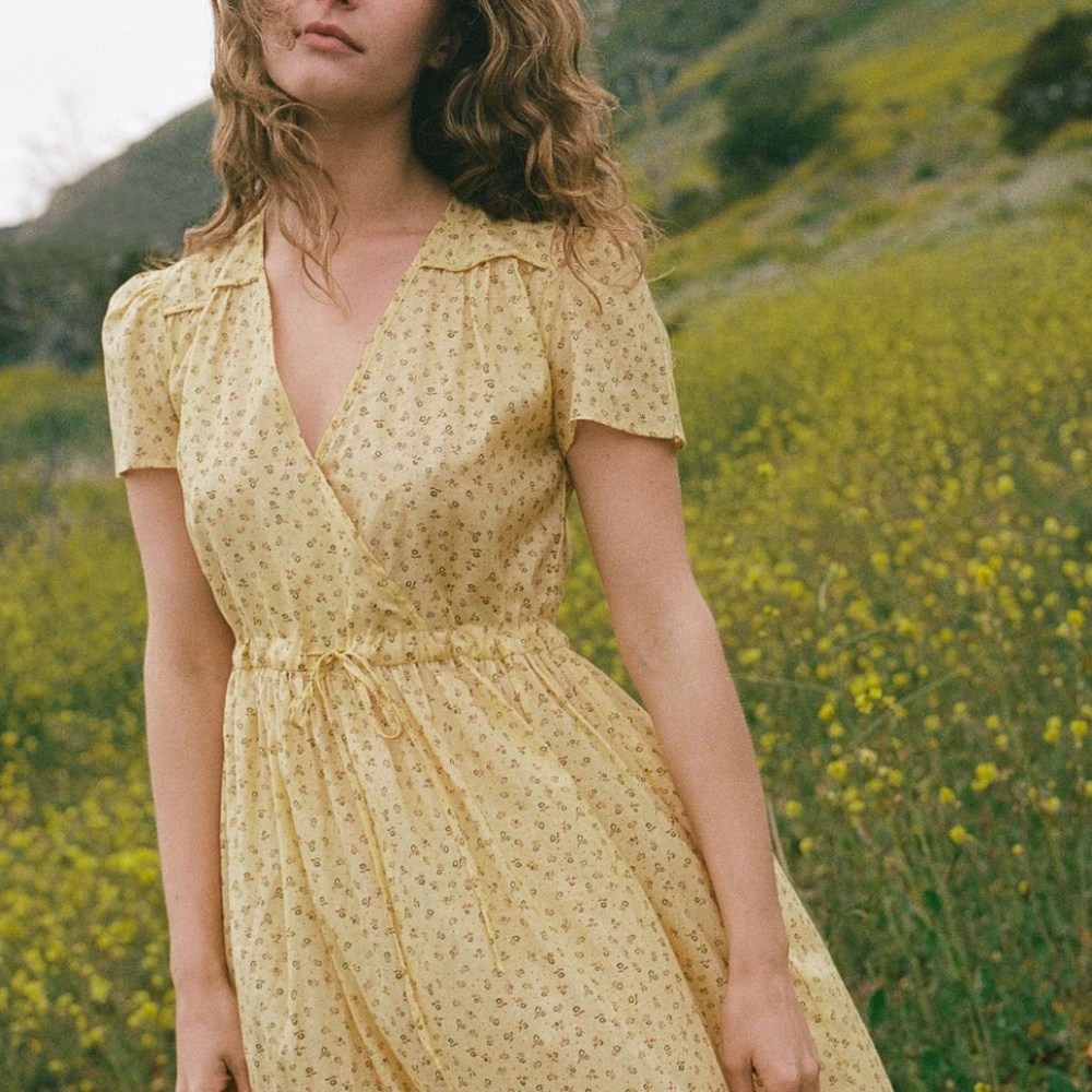 The Dawn Dress in Golden Pollinator